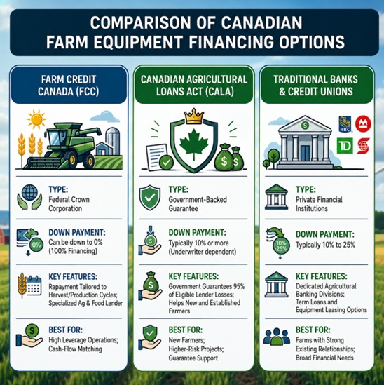 Compare farm loans in Canada